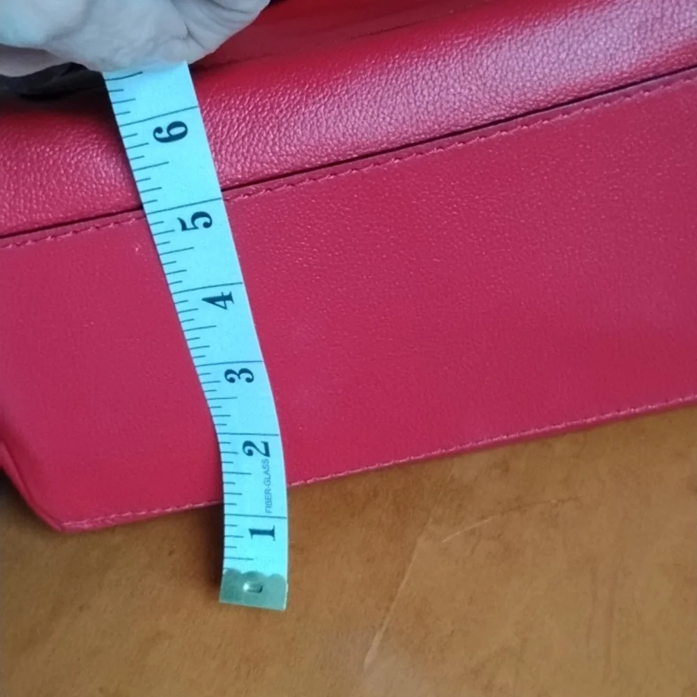 Kate Spade Red Leather Satchel - Picture 10 of 13